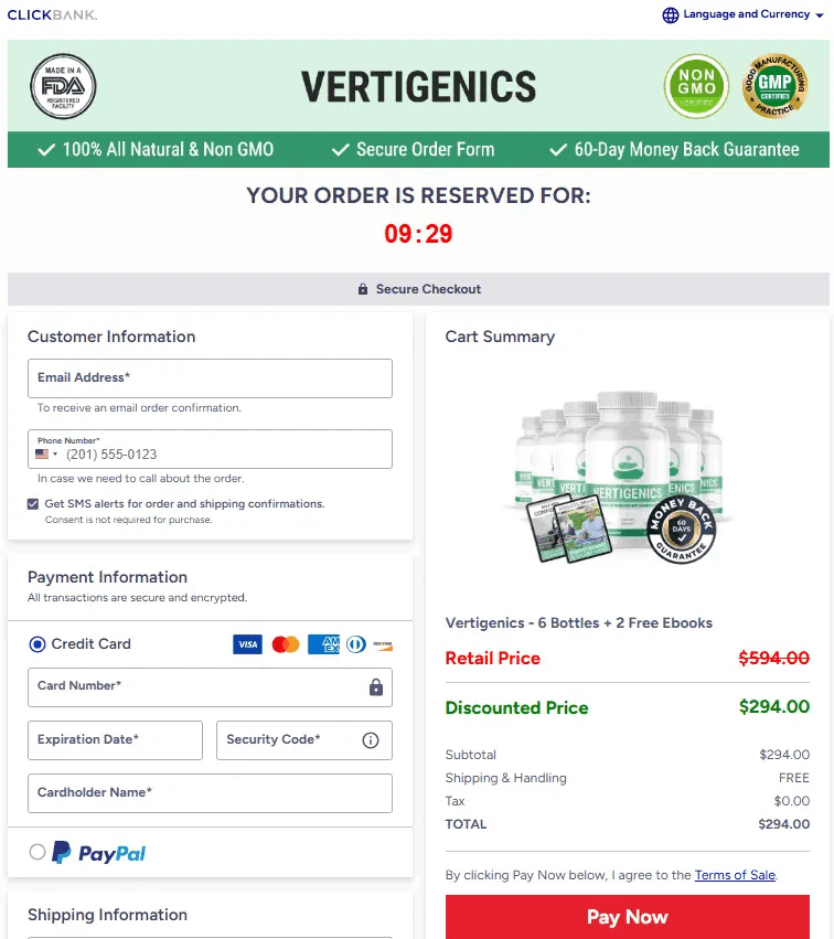 Vertigenics - Secure-Checkout